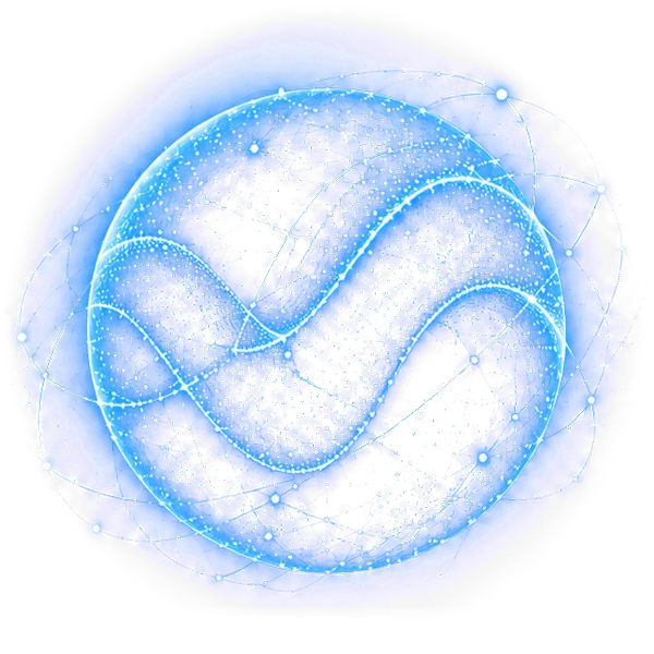 KalVoice globe: a sphere of connected points of light